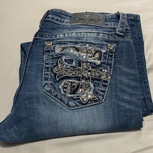 Miss Me Embellished Skinny Jeans -Sz 30
